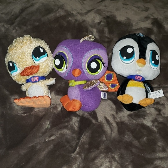 LPS stuffed toys pre-owned used - Picture 1 of 5